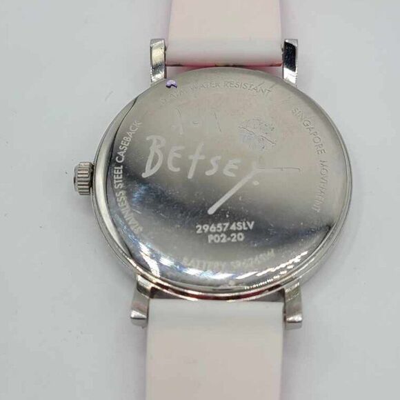Betsey Johnson Red Cherries Nurses Watch NWOT! WORKS! - Picture 3 of 8